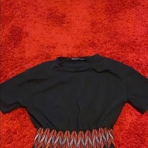 Zara Cropped shirt